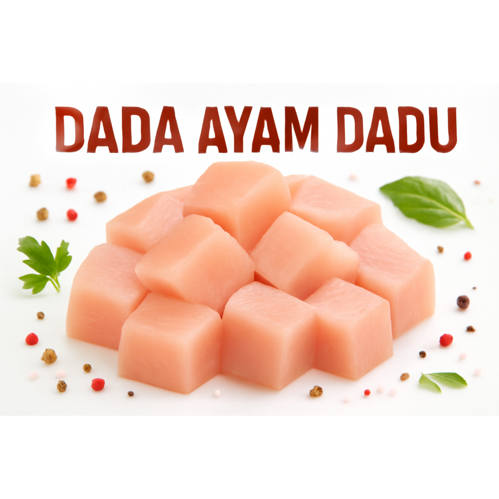 

Dada Ayam Fillet Dadu Premium - 1kg Tanpa Tulang, Segar & Berkualitas Tinggi