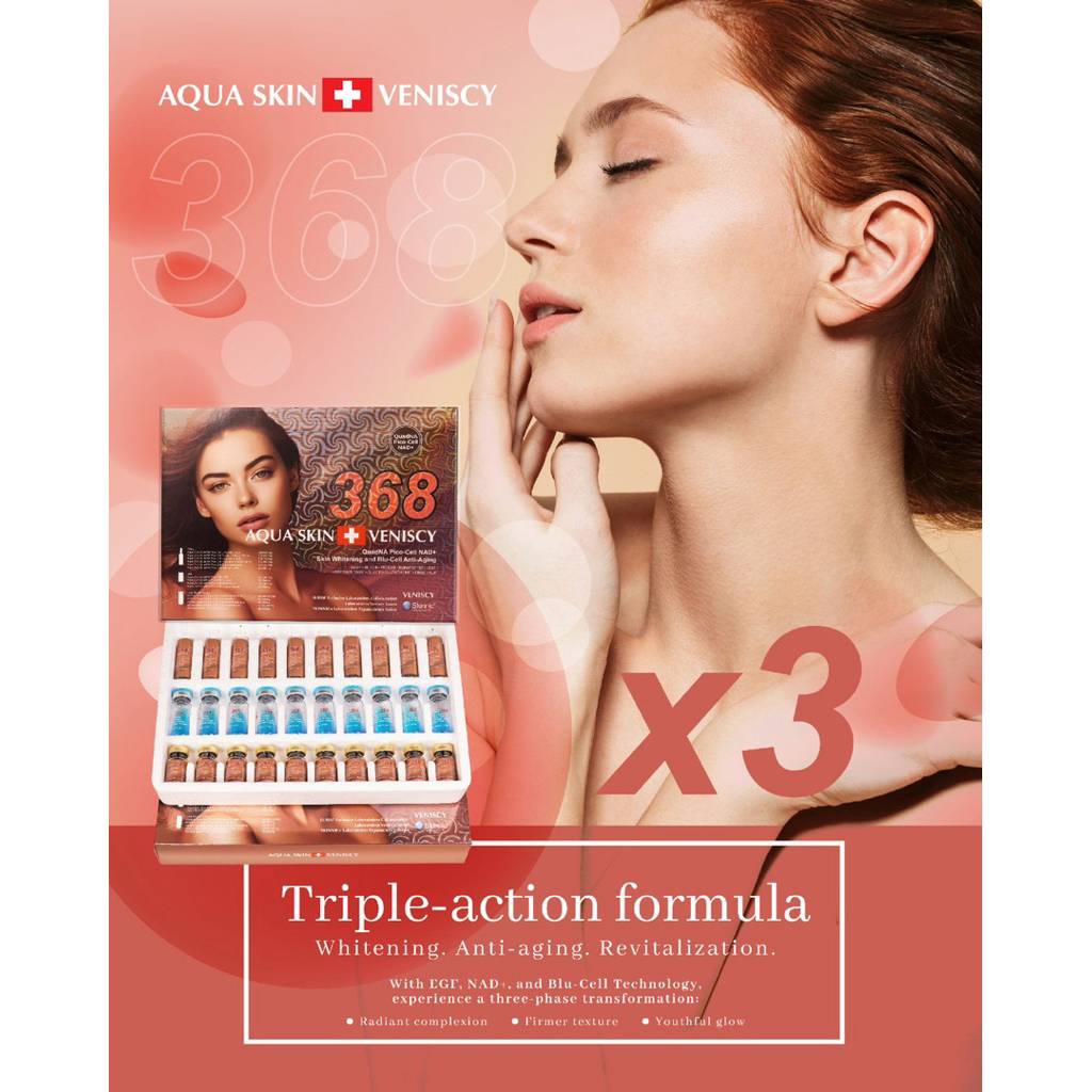 Aqua Skin Veniscy 368 x3 Triple-Action Formula