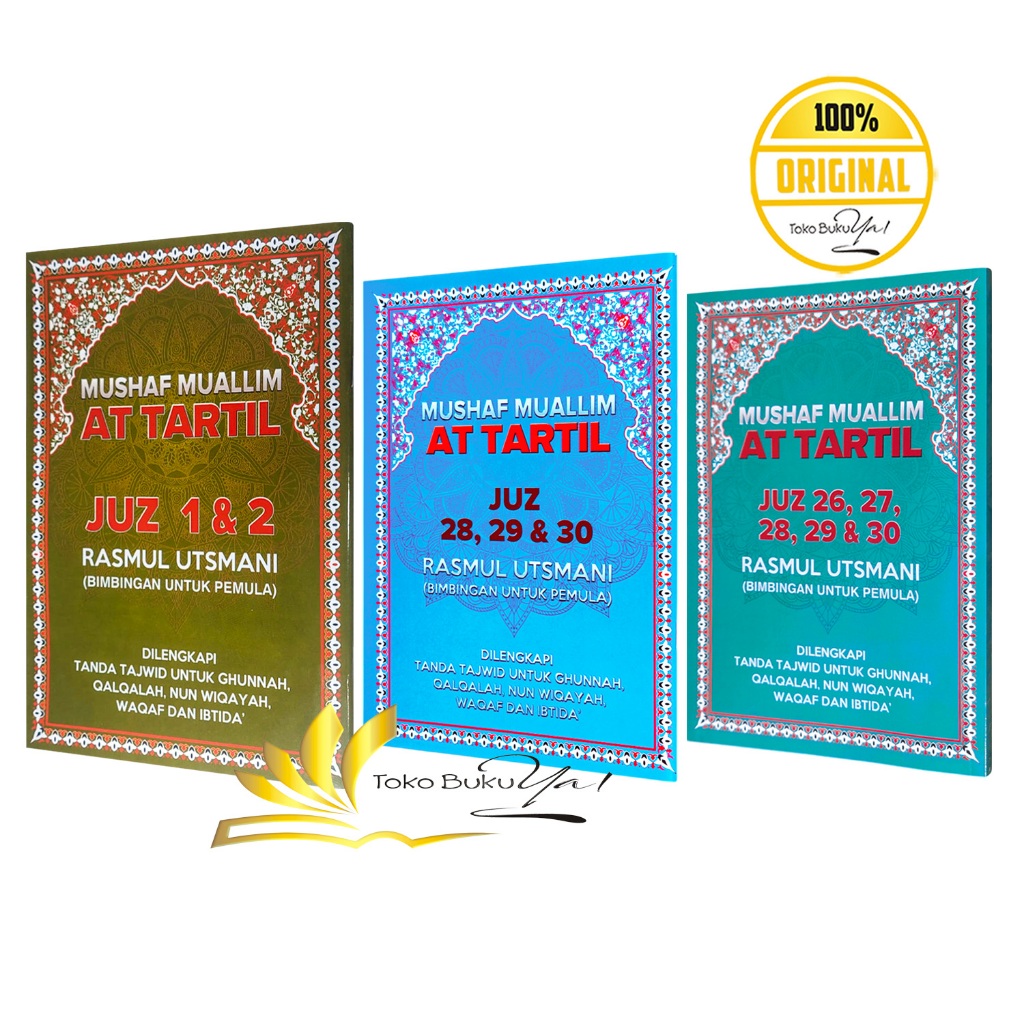 JUAL Mushaf Muallim At Tartil Rasmul Utsmani Bimbingan Untuk Pemula