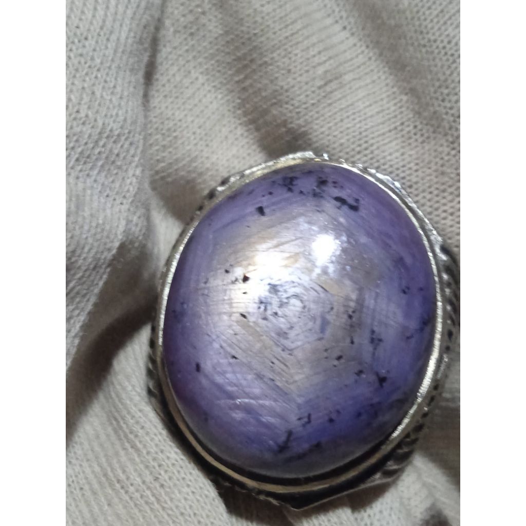 batu blue saphire blue purple star jumbo mumbul lawasan natural