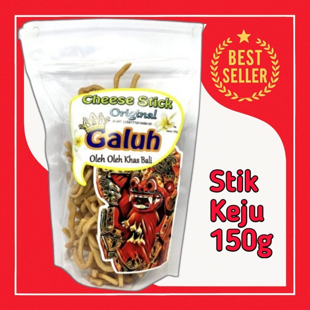 

Cheese Stick Galuh 150g – Oleh Oleh Khas Bali, Stik Keju Renyah & Gurih, Camilan Halal