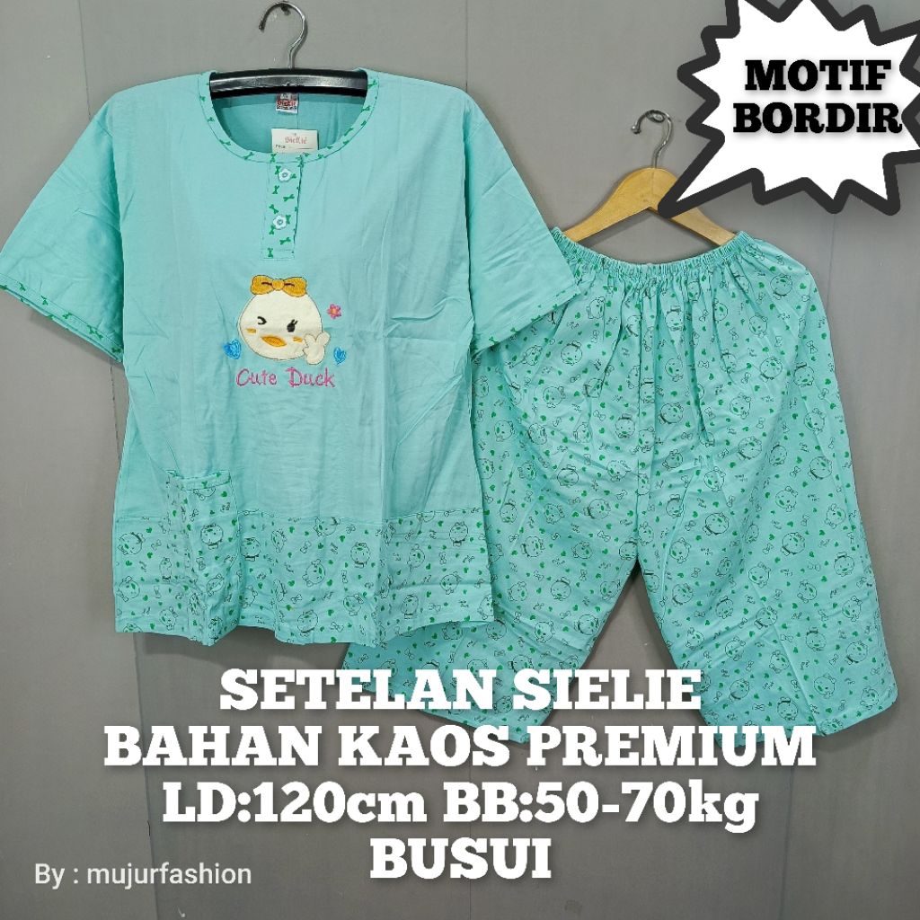 (MJ2) SETELAN BABY DOLL BAHAN KAOS SIELIE LD:120 BUSUI