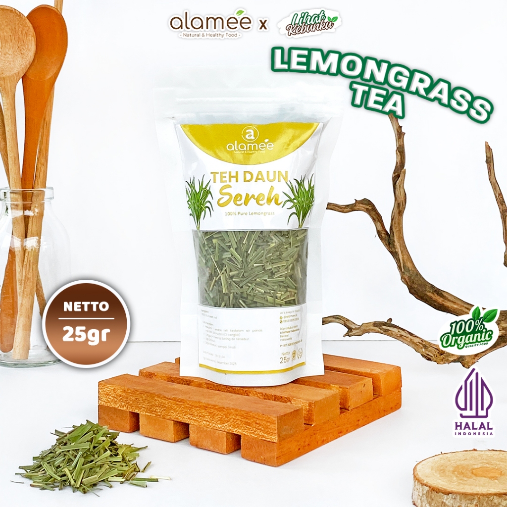 

ALAMEE Lemongrass Leaf Tea Daun Sereh Kering Teh Organik Dried 25gr LIHAT KEBUNKU