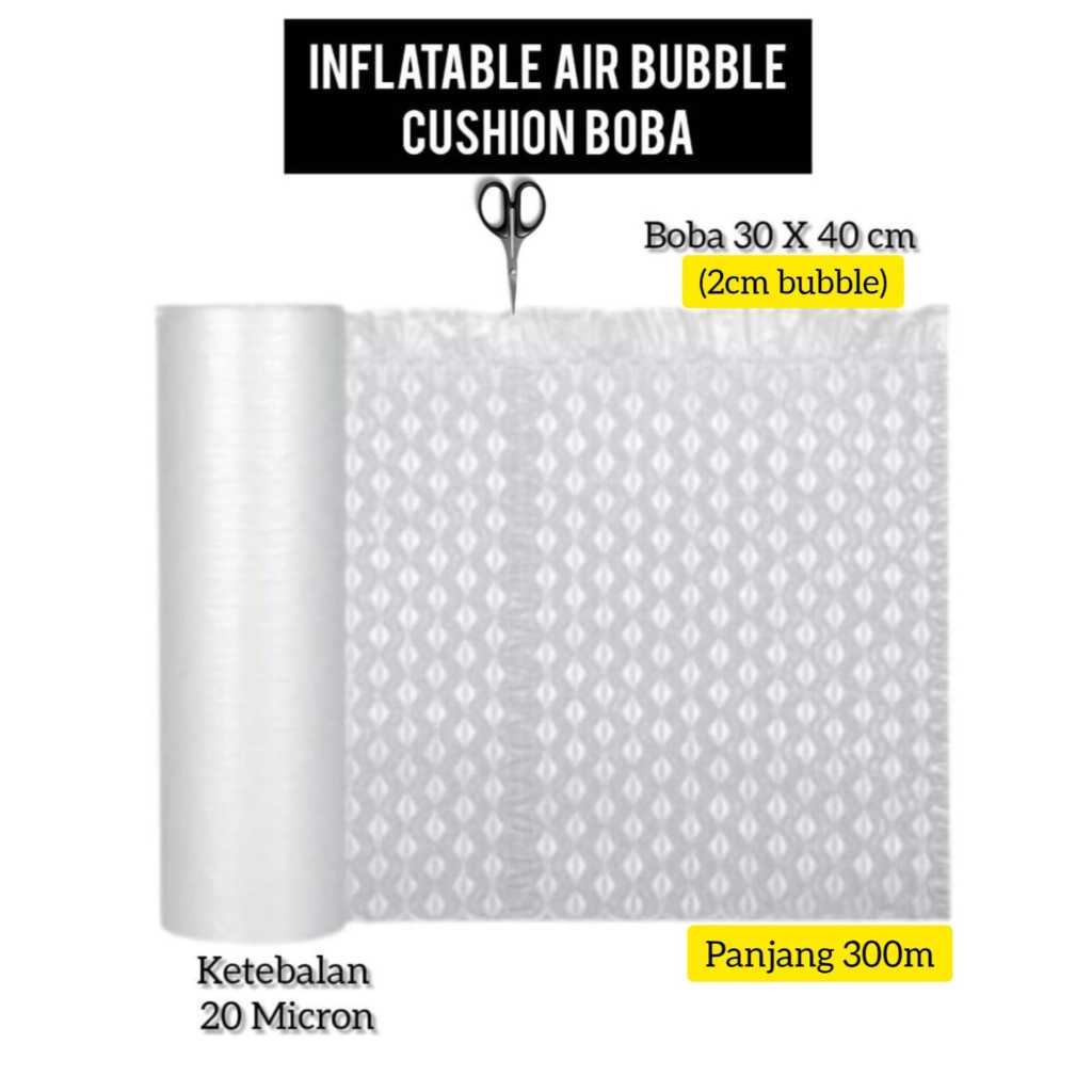 

Inflatable Air Bubble/ Cushion Boba Bubble Wrap Ukuran 300M