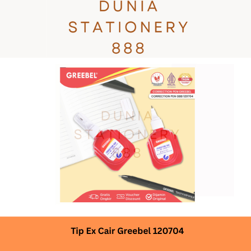 

GREEBEL Tip-Ex/ Correction Pen Cair / Tip Ex Cair GBC 120704