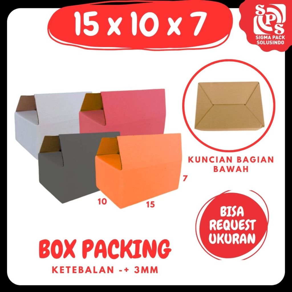 

Box 15x10x7 A0 Packing Dus Karton Kardus Kotak Kemasan Botol Jamu Obat Madu Kado Hadiah Zigma Shop