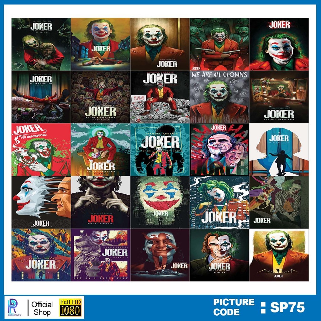 

STIKER JOKER , STICKER JOKER , PAKET STIKER JOKER PER 25 PCS , KODE SP75