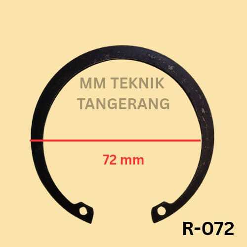 Snapring R72 H72 Snap ring Circlip Internal Retaining Tipe R H 72 Penahan bearing Sparepart R-72 H-7