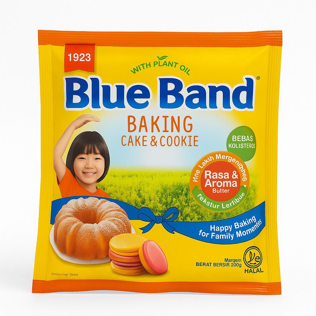 

Blue Band Baking Cake & Cookie 200g – Margarin Rasa Butter untuk Kue & Cookies