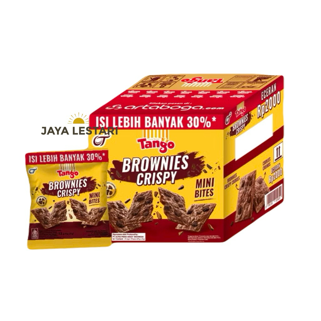 

(Karton) Tango Brownies Crispy Renceng Karton (Isi 4 Renceng/Karton) (4Rencengx10pcsx12g)