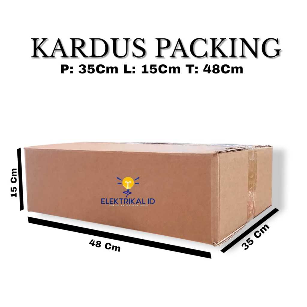 

Kardus / Karton Box Packing Polos 35x15x48 cm Tebal