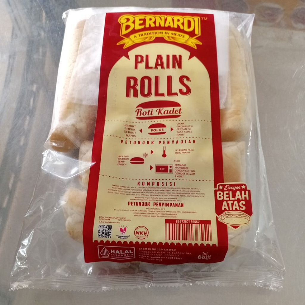 

Bernardi roti hotdog isi 6