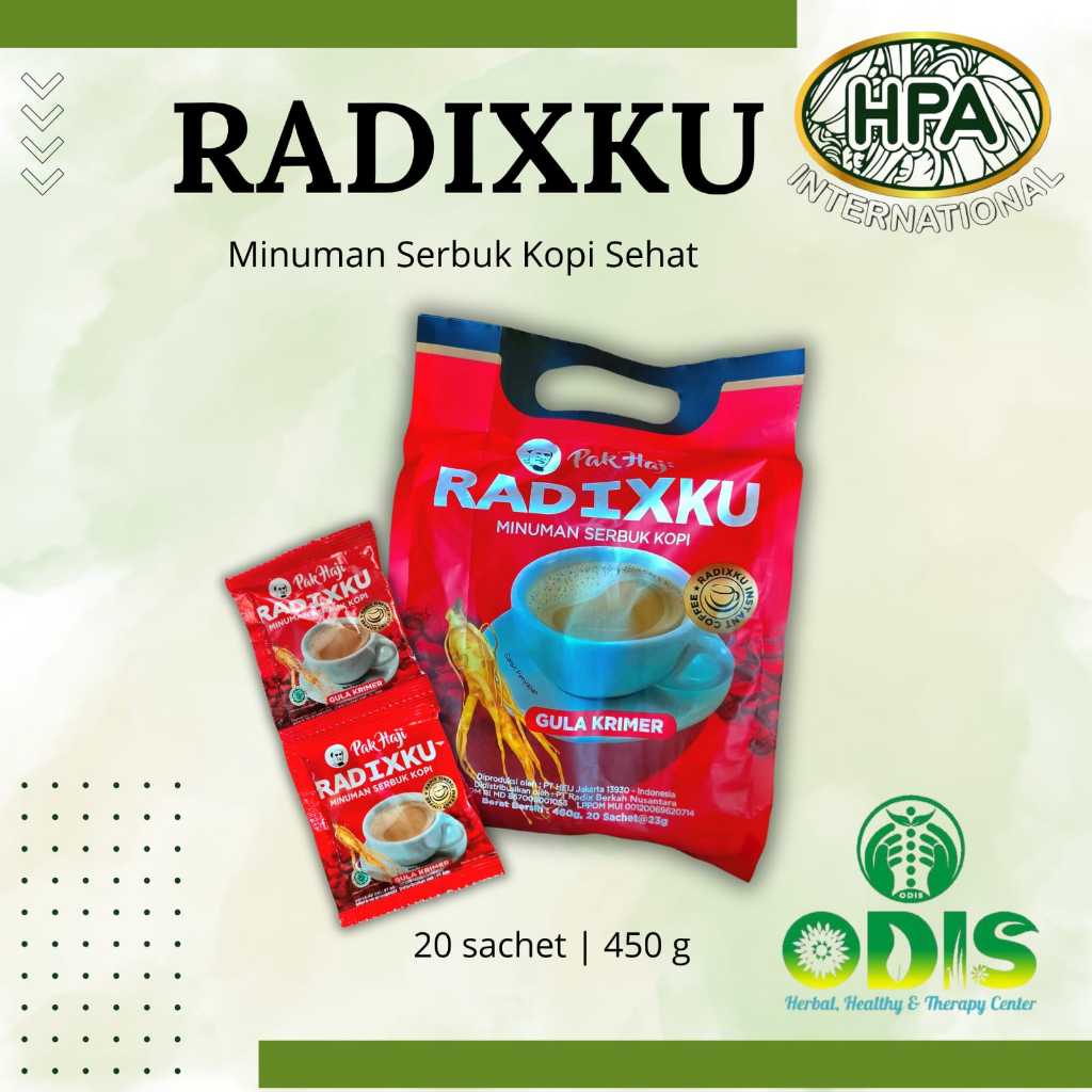 Kopi Radix RADIXKU Kopi Sehat Pak Haji HPA Internasional