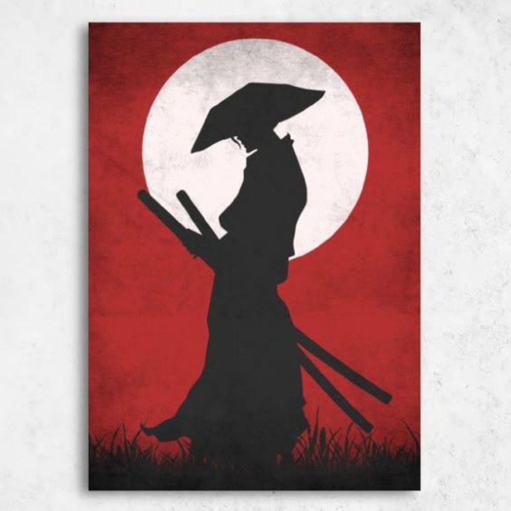 lukisan abstrak modern minimalis