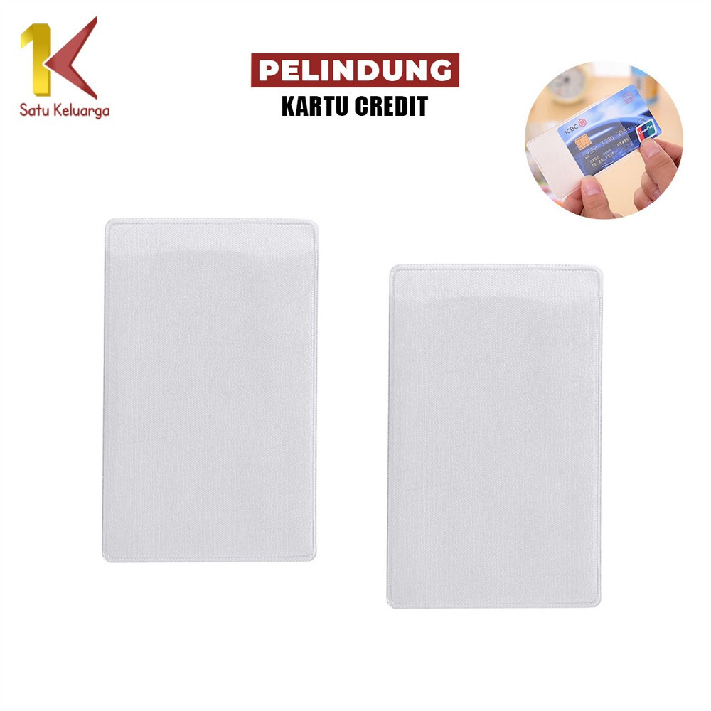 

EC Satu Keluarga Plastik Pelindung Kartu C1203 Sampul Cover Transparan Tahan Air Serbaguna
