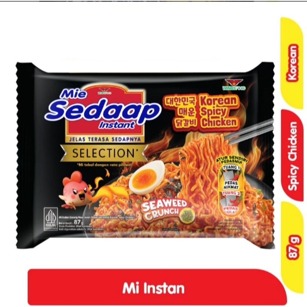 

Sedaap Mie Instan Goreng Selection Korean Spicy Chicken 87 g
