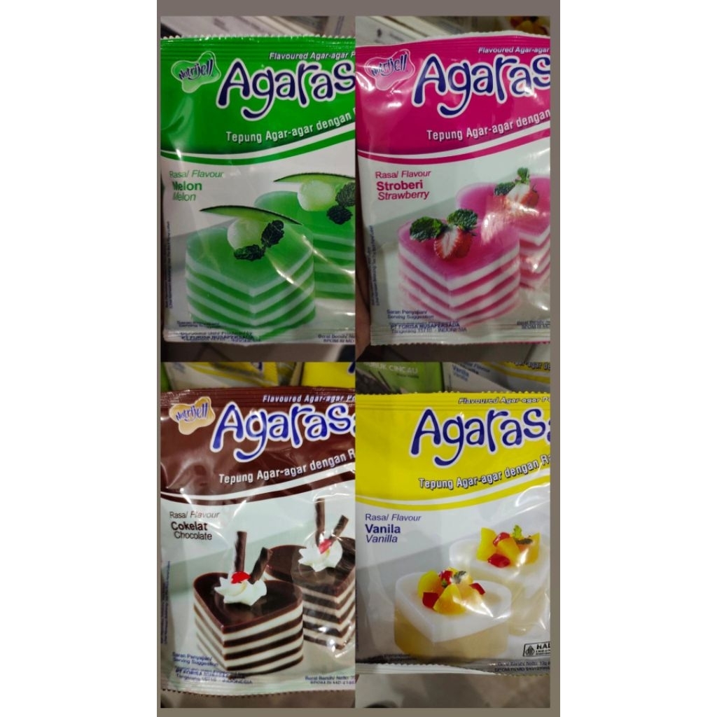 

Radeva Store: NUTRIJELL AGARASA COKELAT - STOWBERRY - MELON - VANILA - SUSU