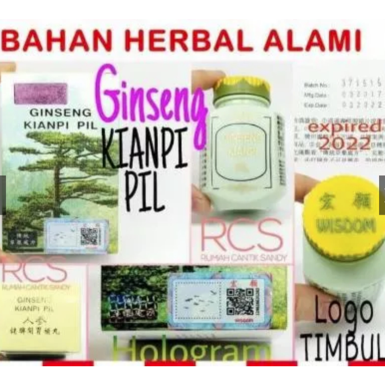 

jastipsehatoo siap kirim hari ini Kapsuma (Ginseng Kianpi Pil) 60'S BPOM - Penambah Nafsu Makan, Obat Penggemuk Badan