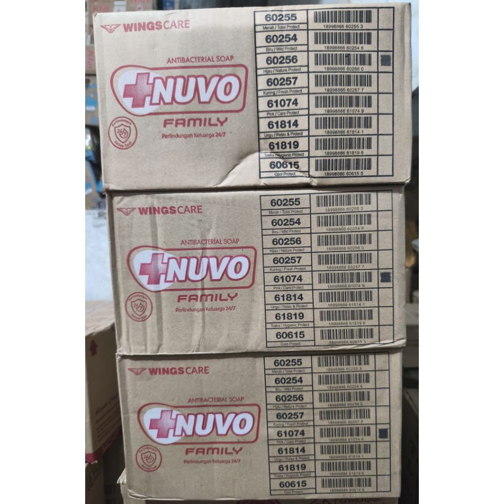 Sabun mandi Nuvo 72gr / 1 Dus