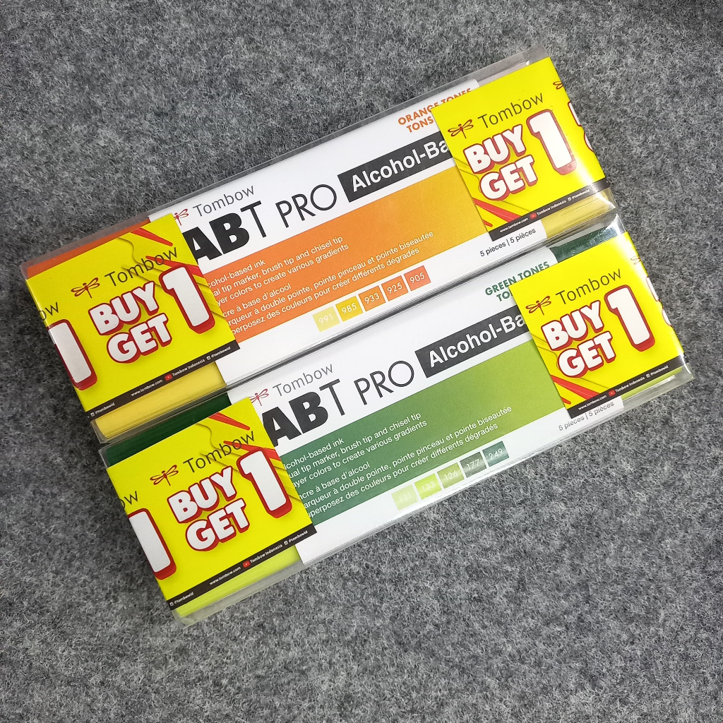 

[ PROMO ] BUY 1 GET 1 ABT Tombow Pro Dual Brush Pen Alcohol Based