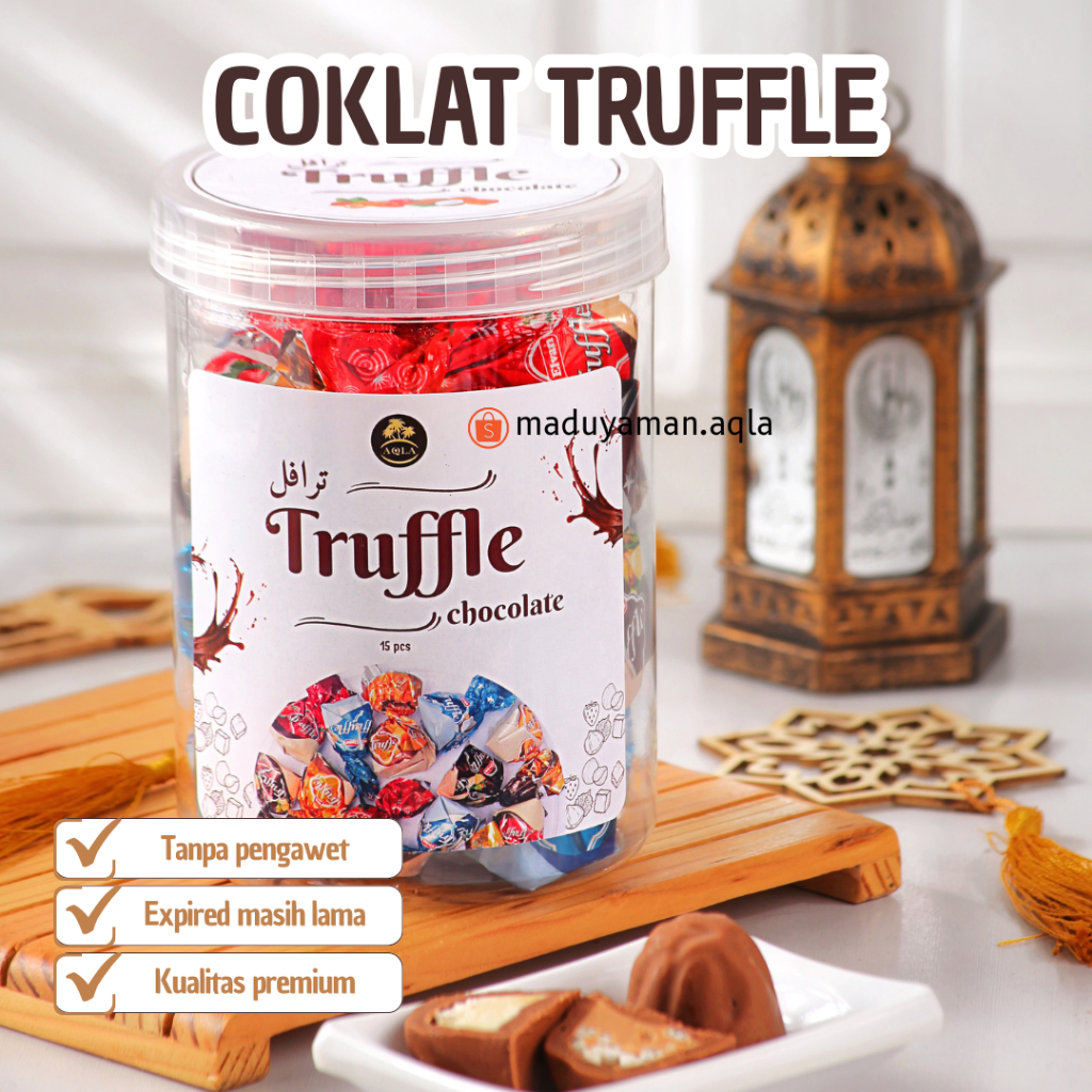 

Coklat Truffle Asli Turki 250gr Isi 15 pcs Cokelat Truffle Coklat Arab Asli Coklat Turki Asli Coklat Premium Makanan Ringan Cemilan Sehat