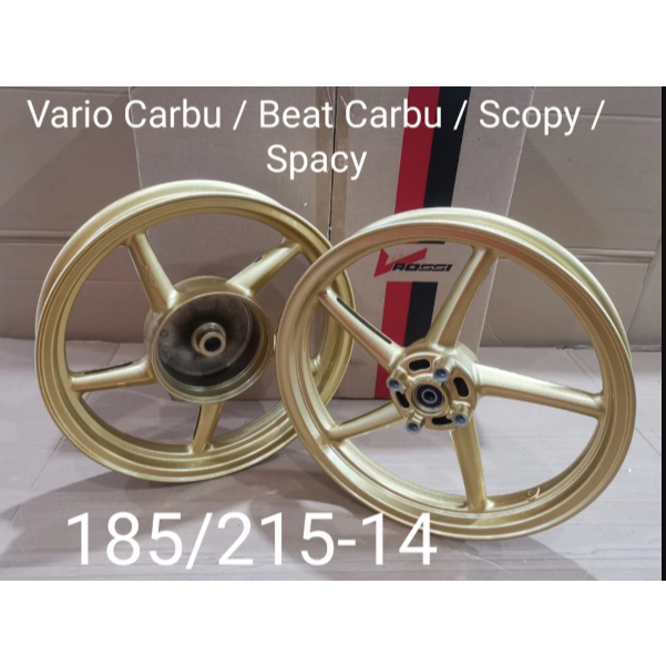VELG RACING VROSSI PALANG 5 MODEL RCB BEAT SCOOPY SPACY VARIO 110 VARIO 125 VARIO 150 PELAK RACING M