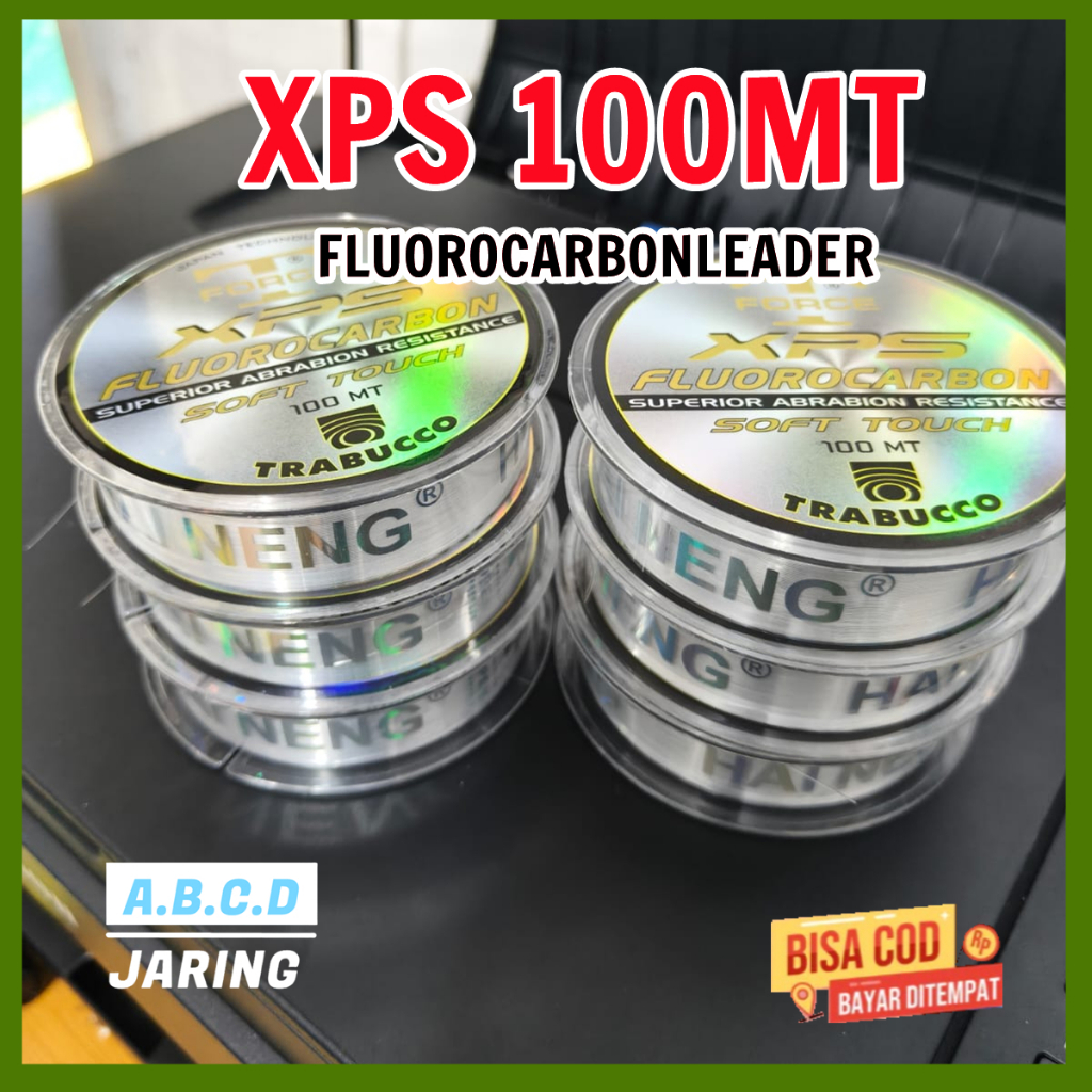 Senar Pancing XPS Fluorocarbon 100M Kuat Tersedia Berbagai Ukuran 0.16MM-0.60MM