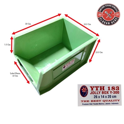 Jolly YTH 183 Box Besar Y-300 Rak Baut Kotak Tempat Aksesoris Hanata Stackable GROSIR Murah BTS