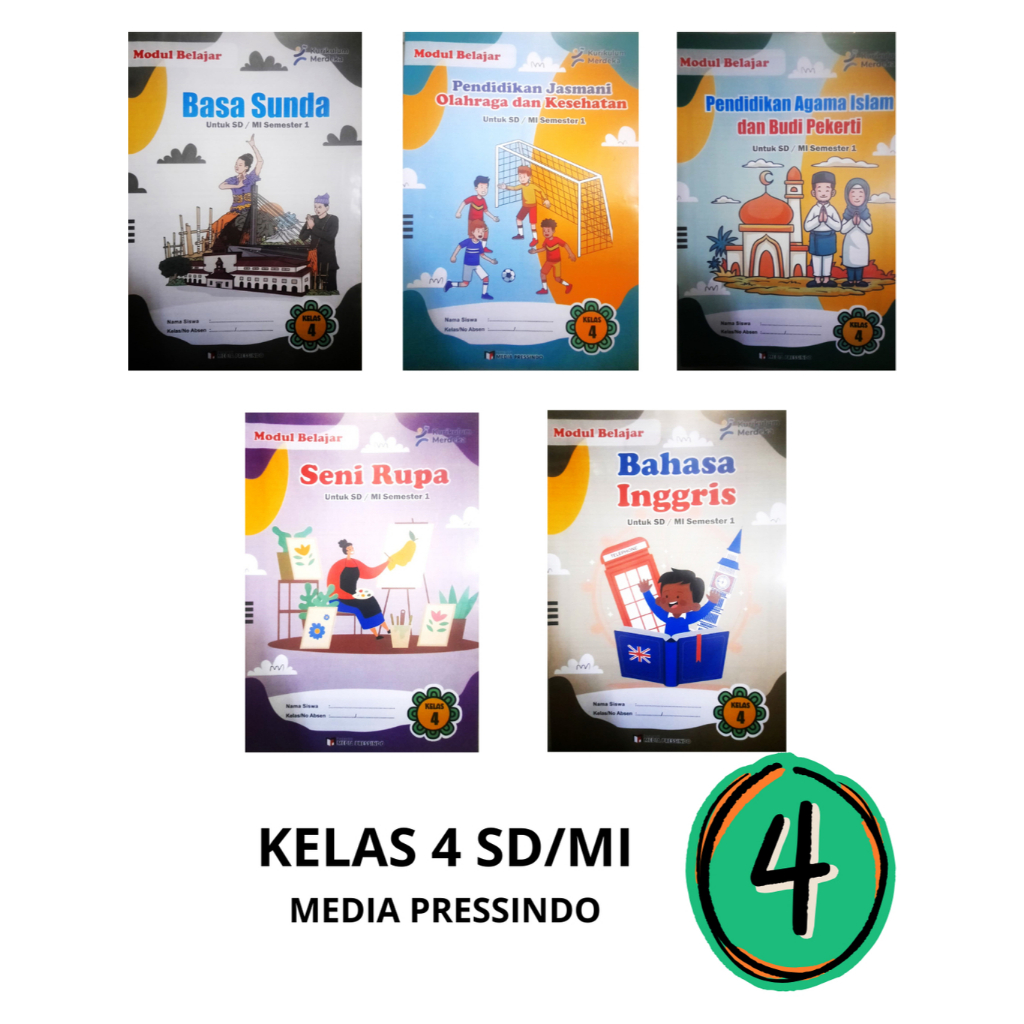 BUKU LKS KELAS 4 SD/MI KURIKULUM MERDEKA