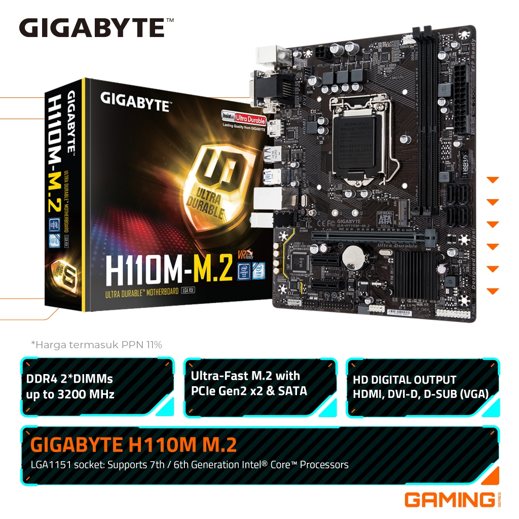 Gigabyte H110M M.2