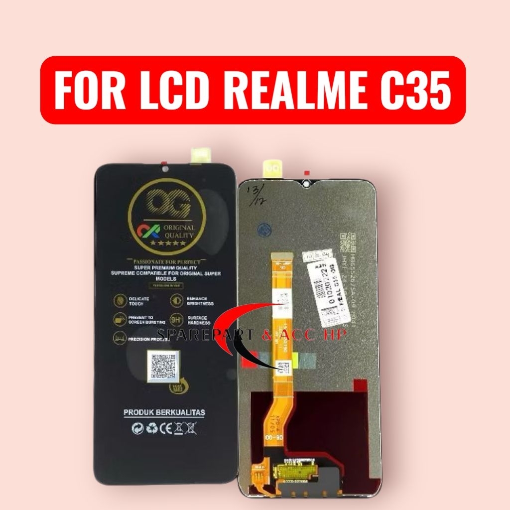 LCD TOUCSCREEM REALME C35 LCD HP SET ORI NEW