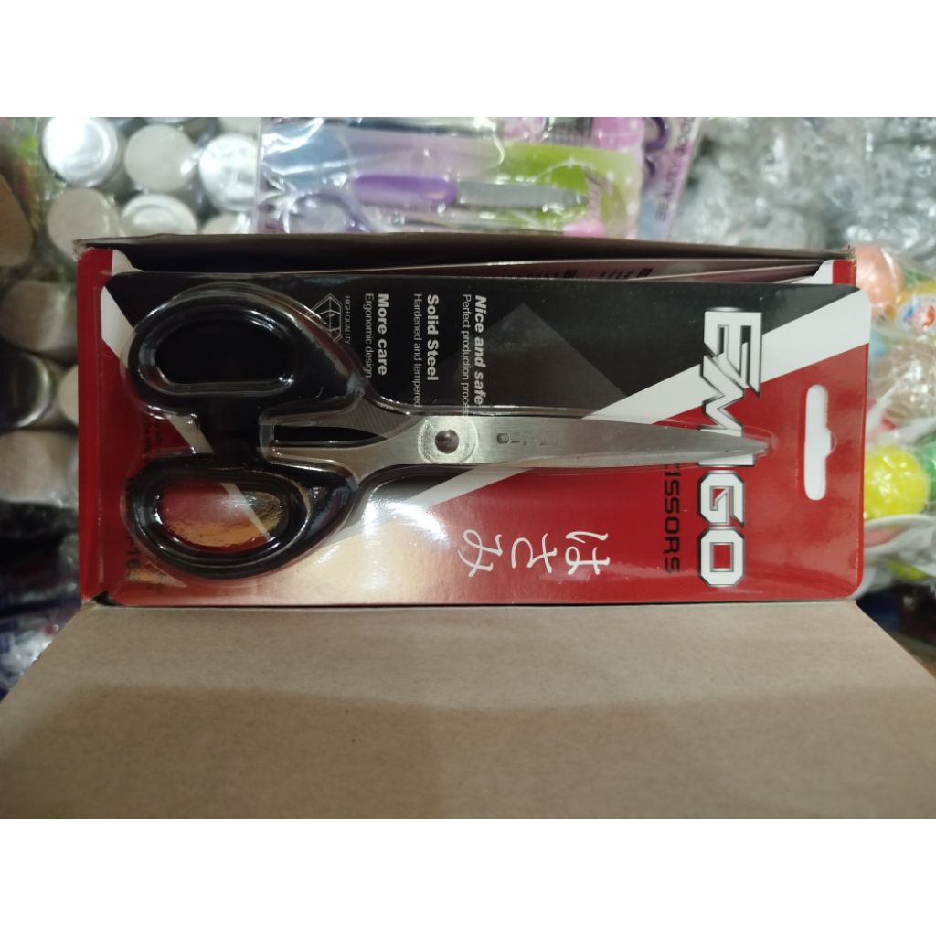 

12pcs gunting Emlgo Sedang warna hitam165cm