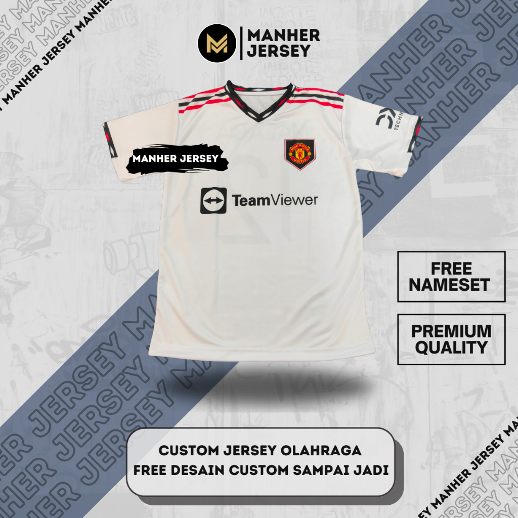 Jersey MU away 2022 2023 Full Printing Custom
