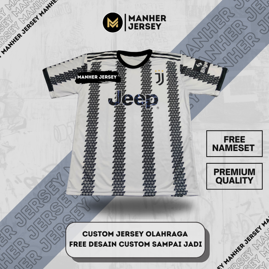 Jersey Juventus 2022 2023 Full Printing Custom