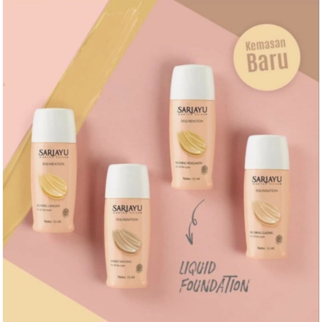 SARIAYU FOUNDATION KUNING GADING & KUING PENGANTIN 35ml