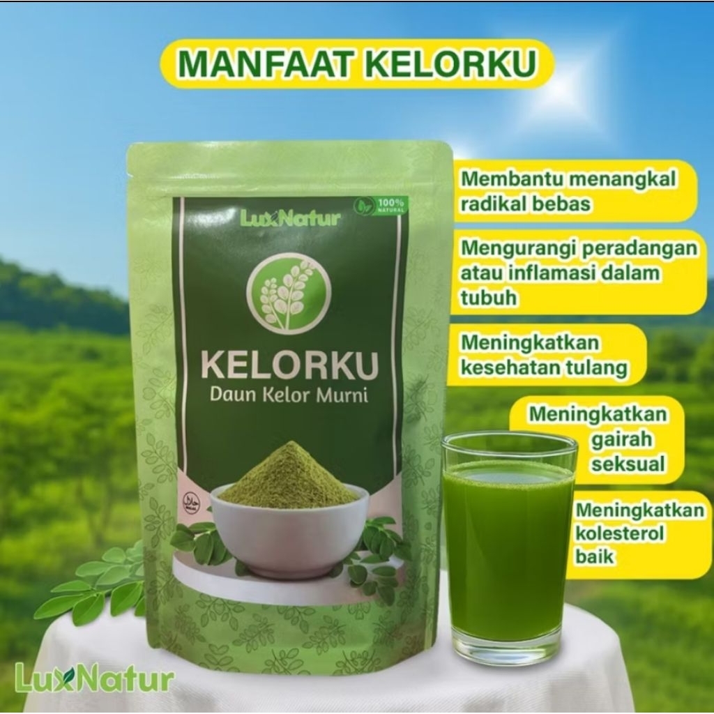 

KELORKU – Serbuk Daun Kelor Murni 100% Alami | Superfood Kaya Nutrisi dari LuxNatur