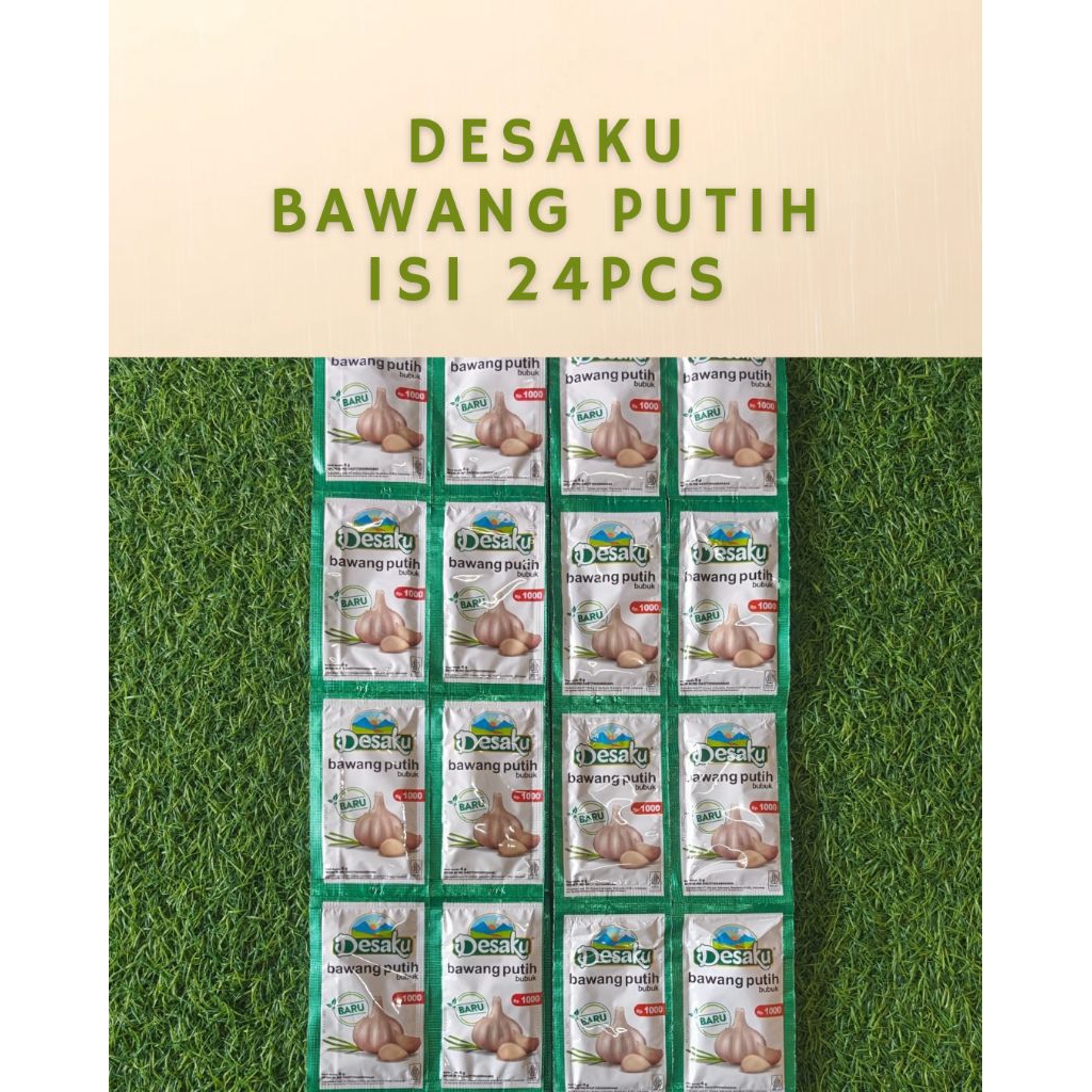 

⭐DESAKU BAWANG PUTIH BUBUK ISI 24PCS⭐