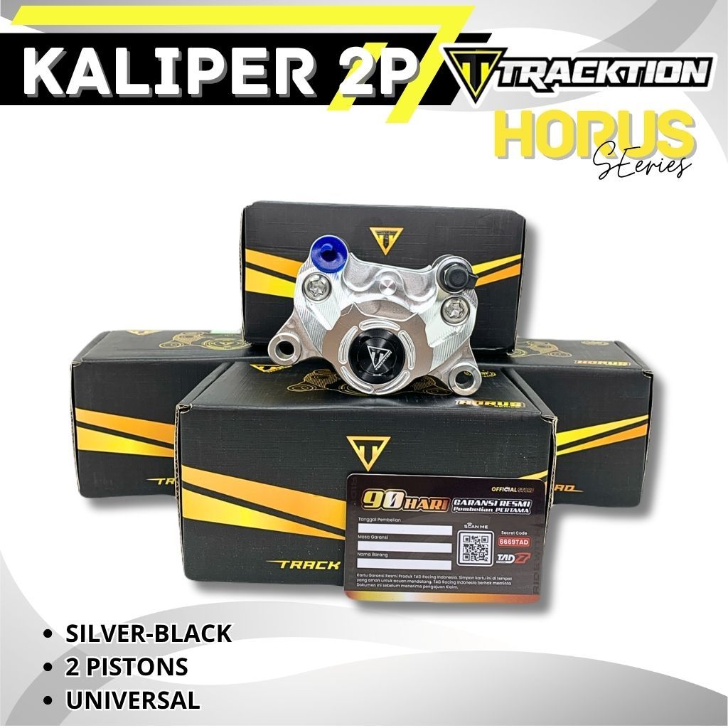 [ TRACKTION ] Kaliper Axial 2 Piston CNC Tracktion Horus series Caliper Tracktion 2 P Universal CNC