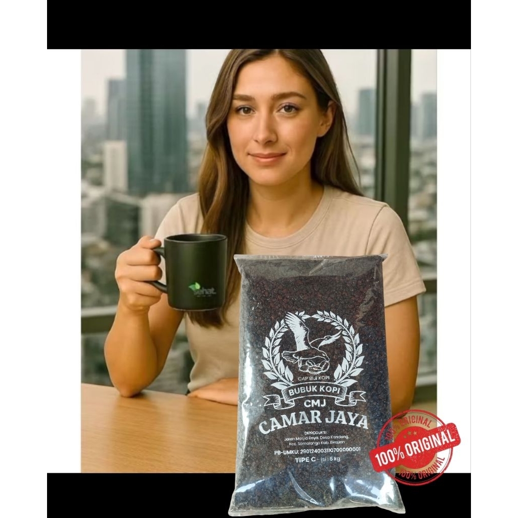 

1Kg Bubuk Kopi Saring Merk CMJ (Asli Khas Samalanga)