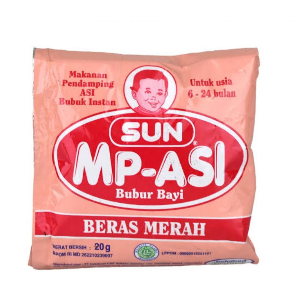 

SUN Bubur Sereal Susu beras merah 6+