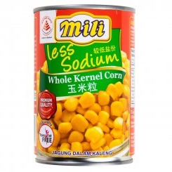

[oddsolshop] pekanbaru/Mili Less Sodium Whole Kernel Corn 425GR
