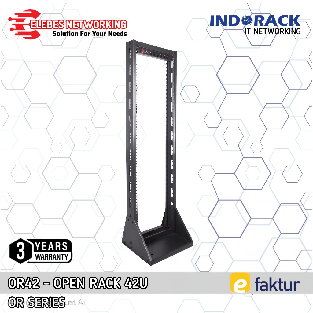 OR42 Open Rack INDORACK 42U Rak Server