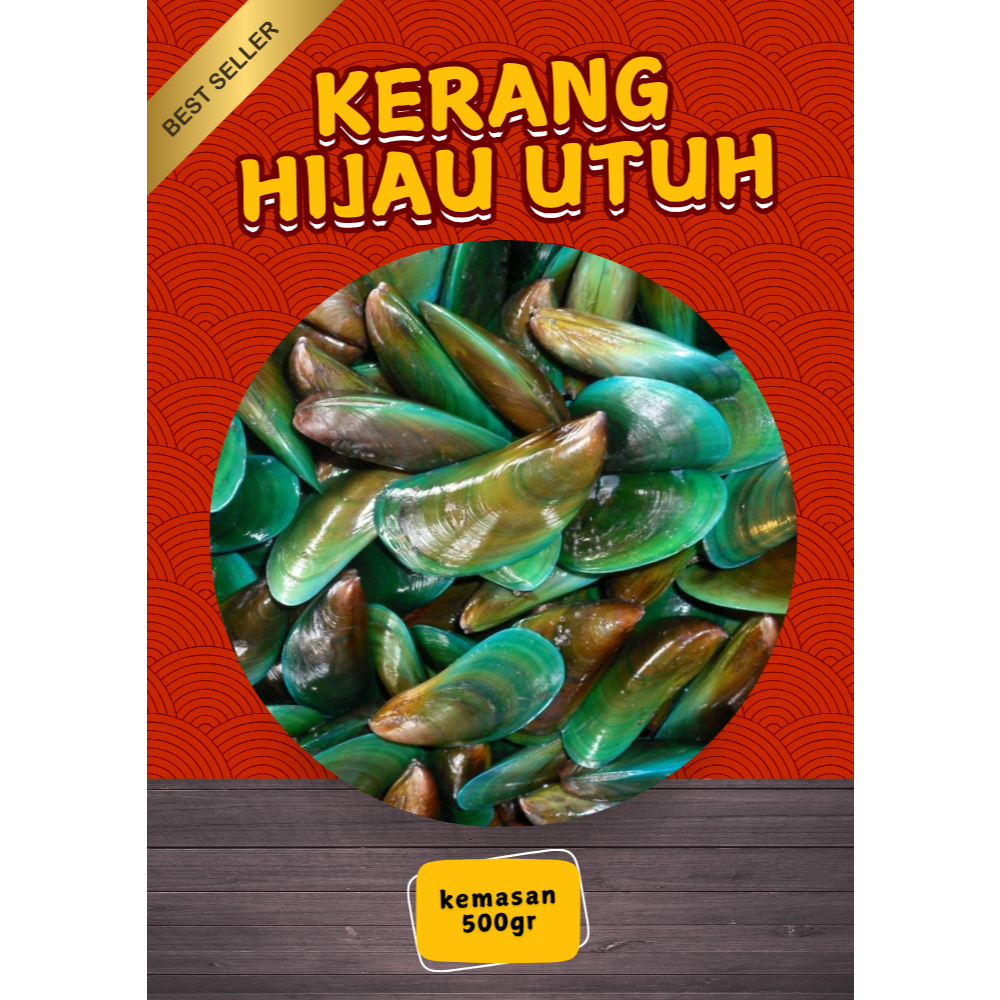 

Kerang Hijau utuh Frozen fresh,Sudah dikemasan Vacum pack
