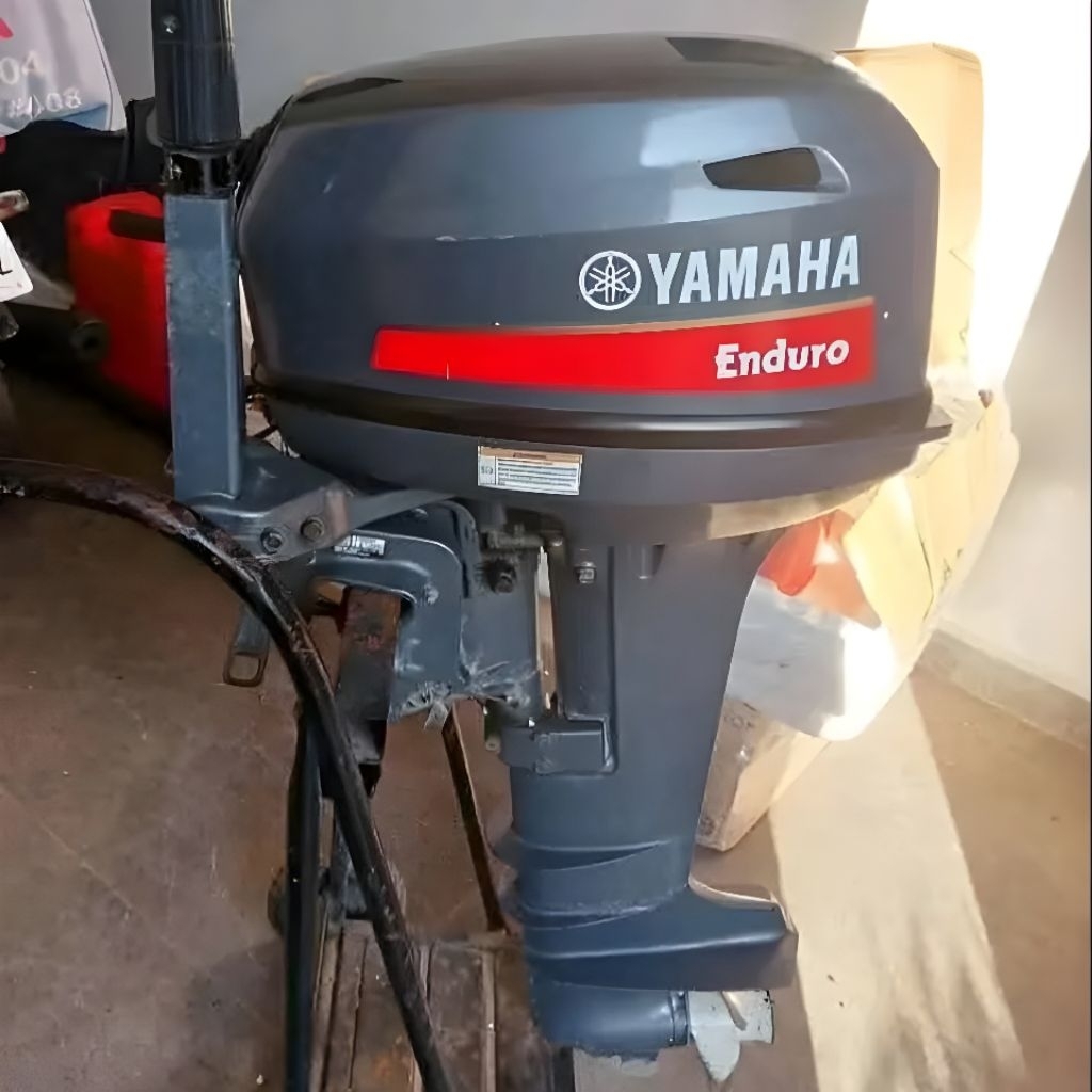 Mesin Tempel Perahu 15 Pk Yamaha Enduro Bekas Second Mesin Perahu Tempel Outboard