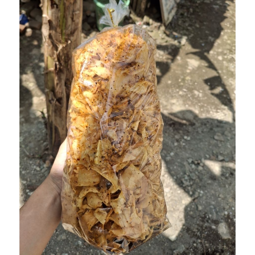 

Keripik brekele pedas