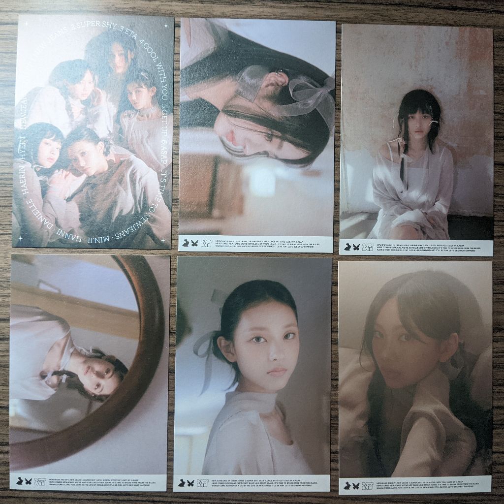 

newjeans official postcard line friends