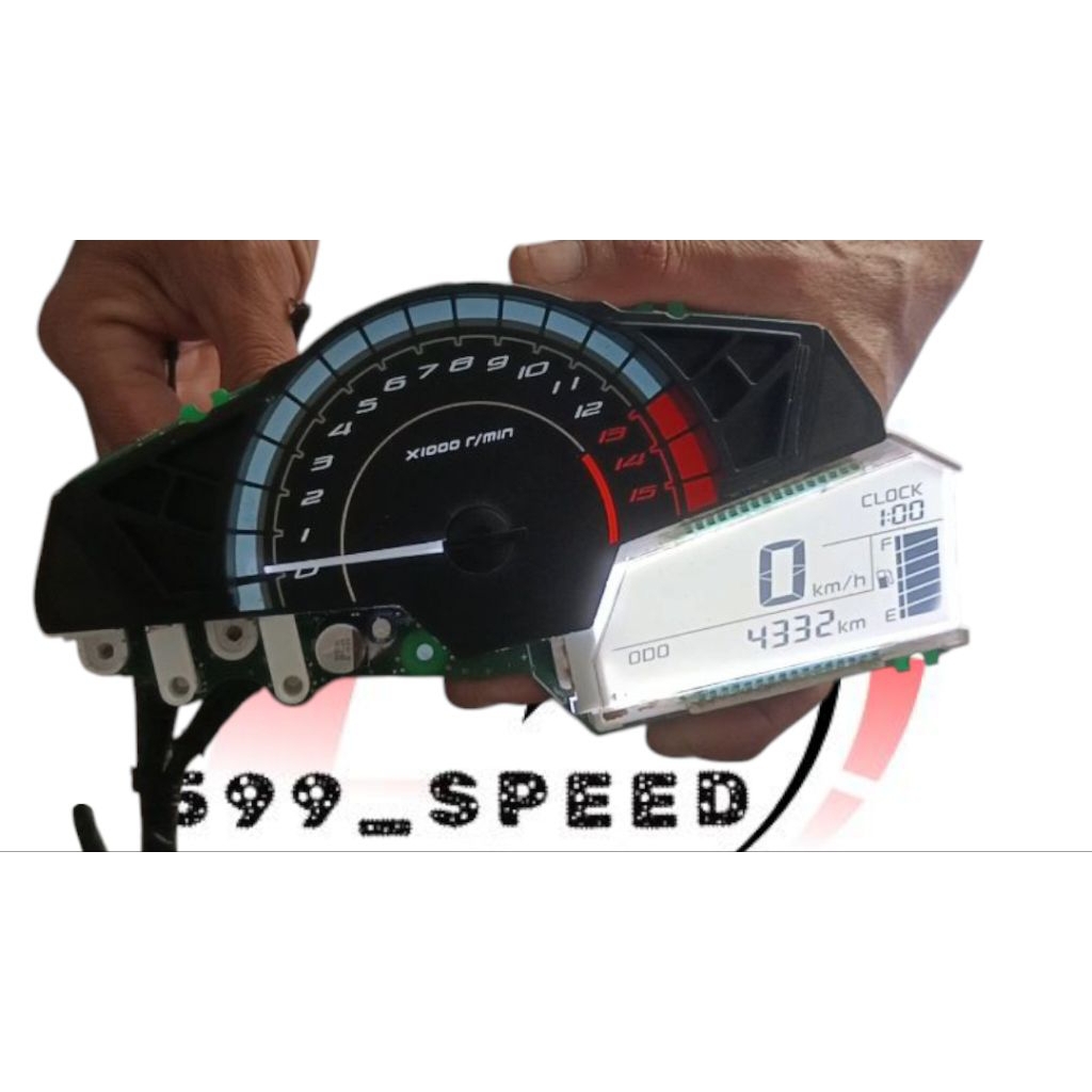 Mesin pcb speedometer motor kawasaki ninja 250 Fi original copotan