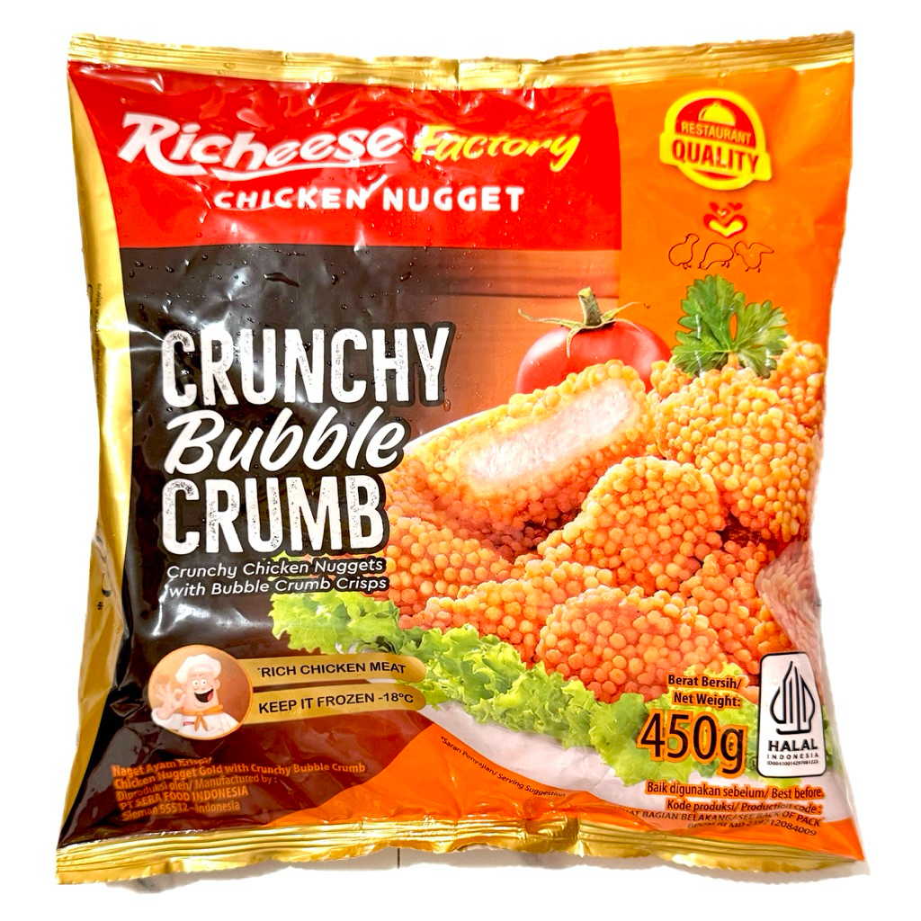 

Richeese Chicken Nugget Crunchy Bubble Crumb 450g