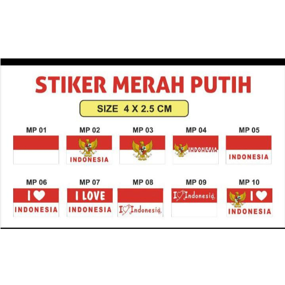 

Stiker Pipi Bendera 1 LEMBAR atau 36 Pcs / Sticker Merah Putih / Sticker Bendera Tempel Pipi / Anak Dewasa/ stiker bendera tempelan HUT RI 17 agustus bisa COD