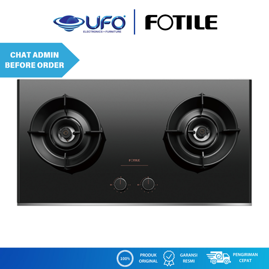 FOTILE KOMPOR GAS TANAM 2 TUNGKU GEG86218